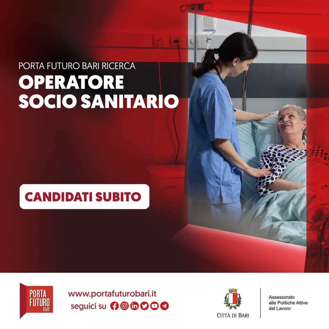 PORTA FUTURO - Offerta di lavoro Opearatore Socio Sanitario