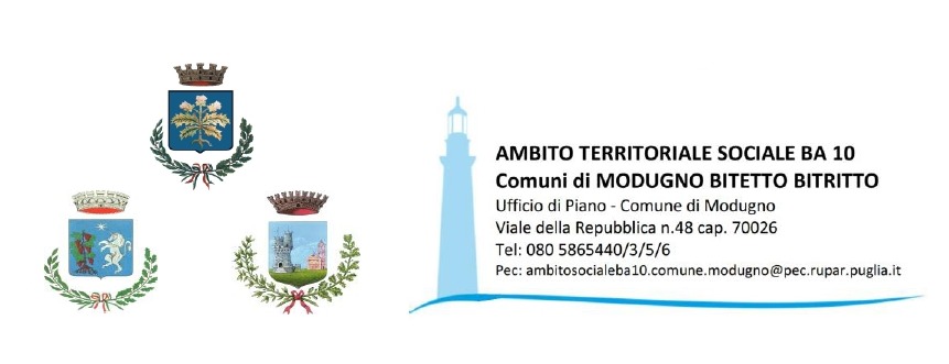AVVISO PUBBLICO - AMMISSIONE AL SERVIZIO DI ASSISTENZA DOMICILIARE - ANNO 2019/2020